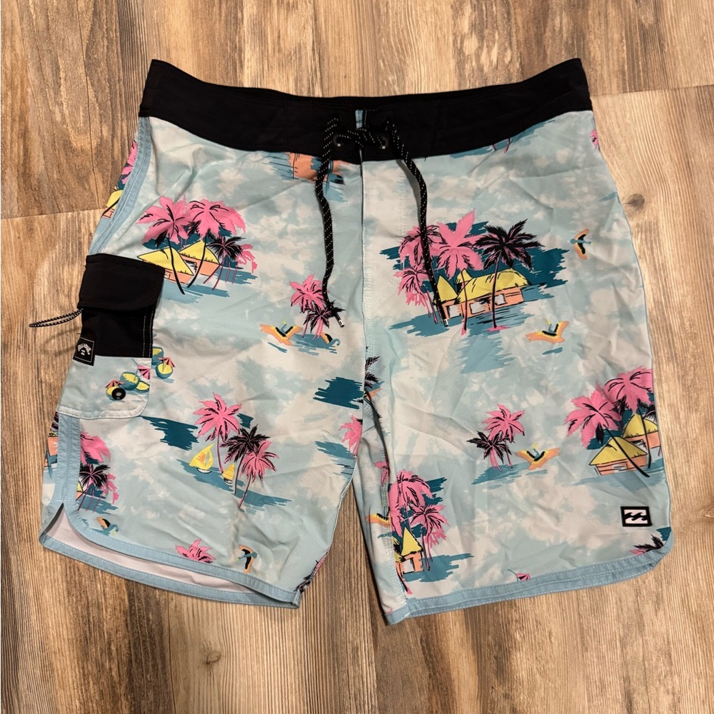 Men’s Billabong Swim Trunks Board Shorts Size 32